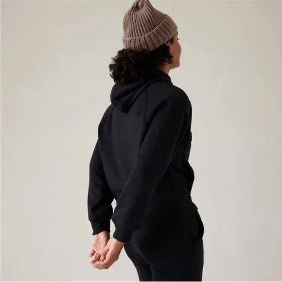 Athleta Black Cozy Karma Hoodie Sweatshirt - Picture 3 of 7